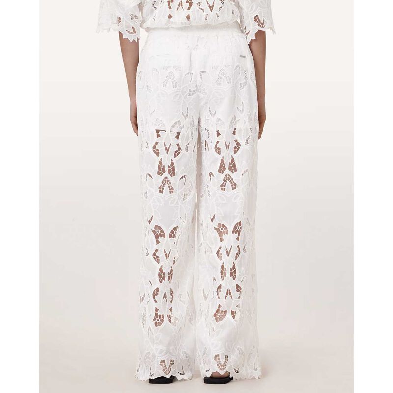 AllSaints Charli Embroidered Straight Fit Trousers image number 1